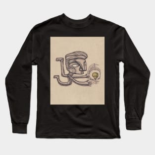 Abstract with a light bulb Long Sleeve T-Shirt